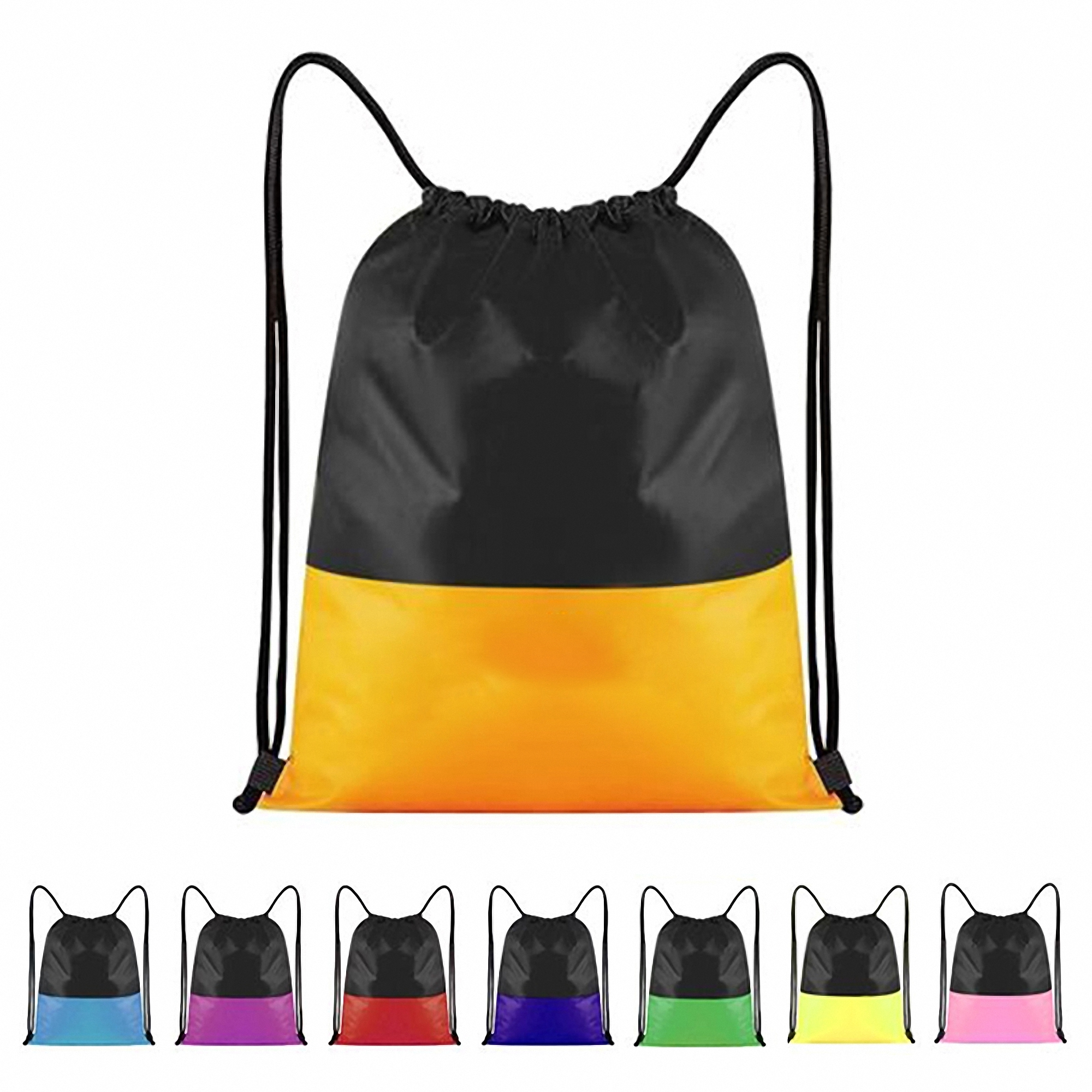 Colorblock Drawstring Backpack 2