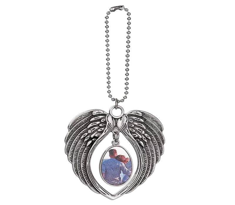 Angel Wings Metal Car Tag 2