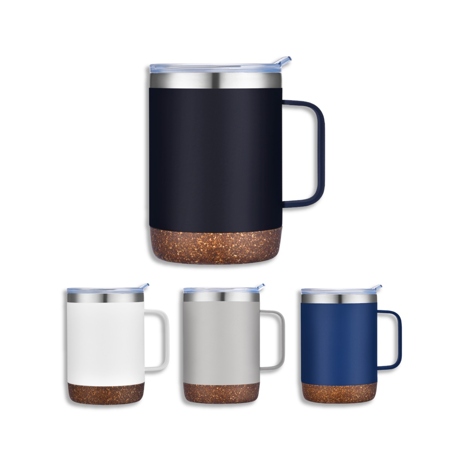 Cork Mate 12 oz Stainless Steel Camp Mug 26