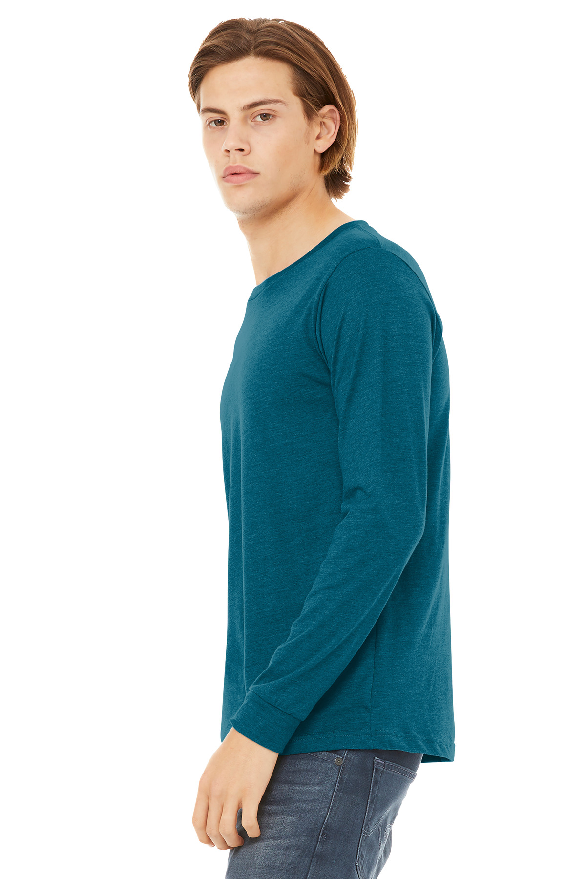 BELLA+CANVAS® Unisex Heather CVC Long Sleeve Tee 66