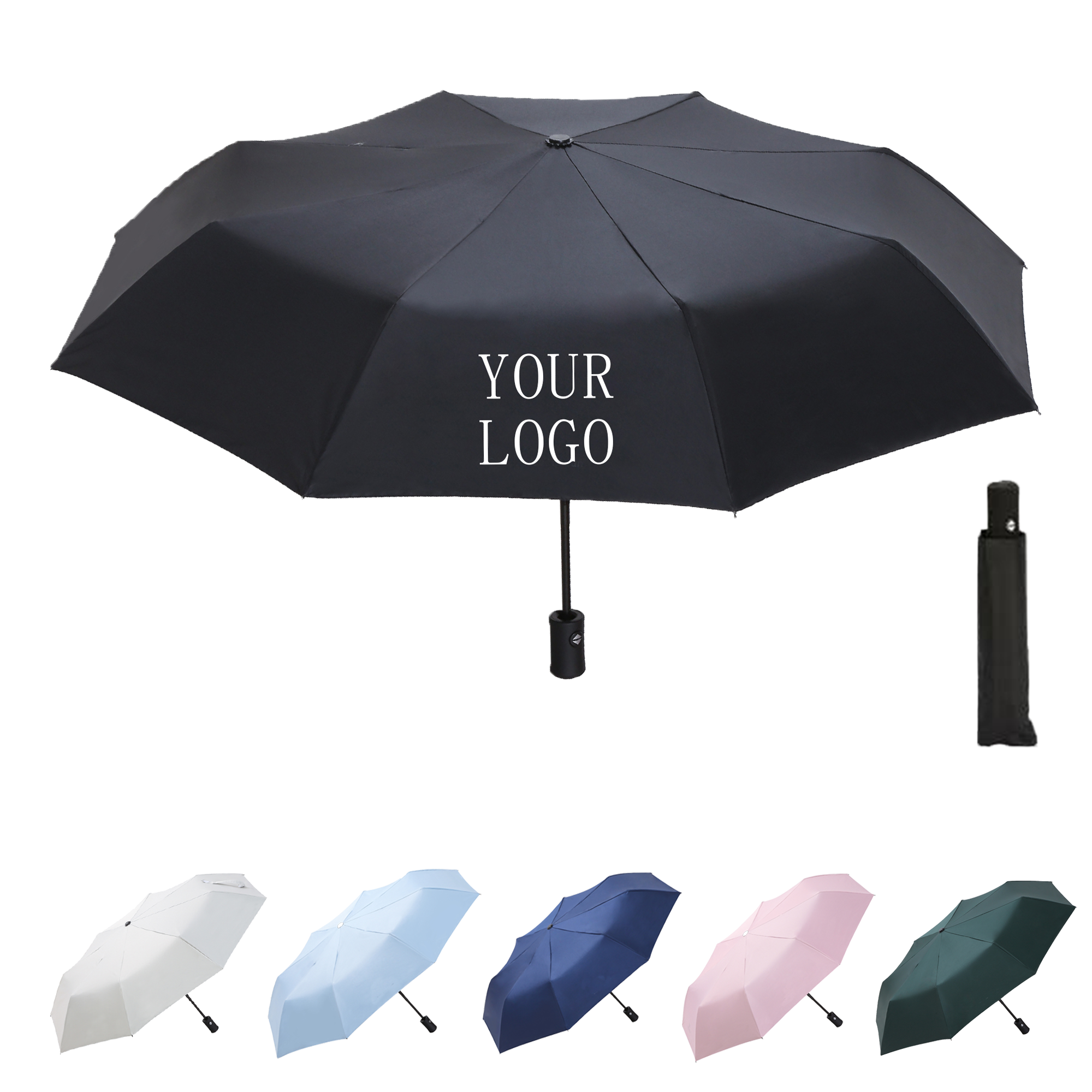 MOQ 20 PCS Automatic Folding Umbrella 2