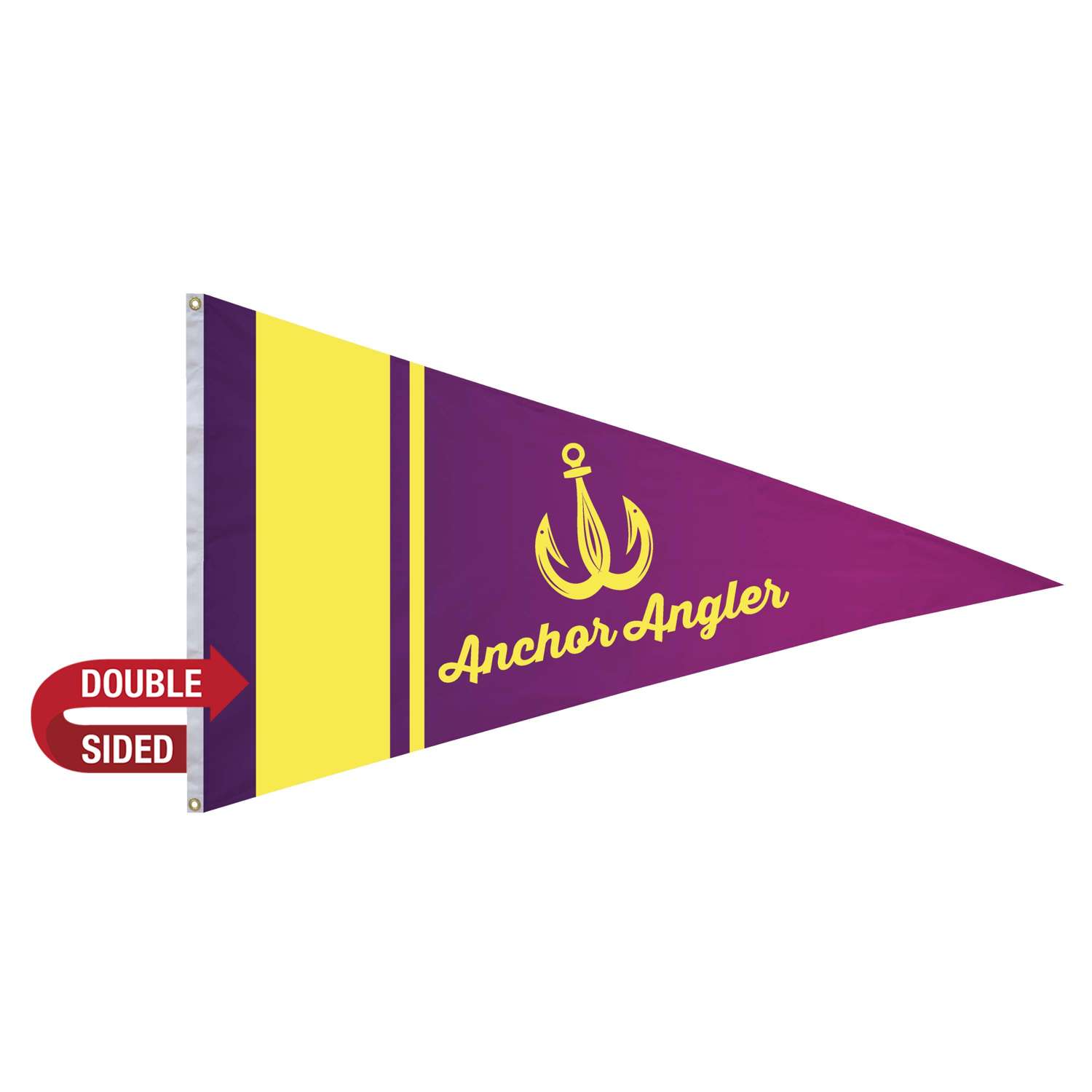 6' x 10' Nylon Pennant Flag Double-Sided