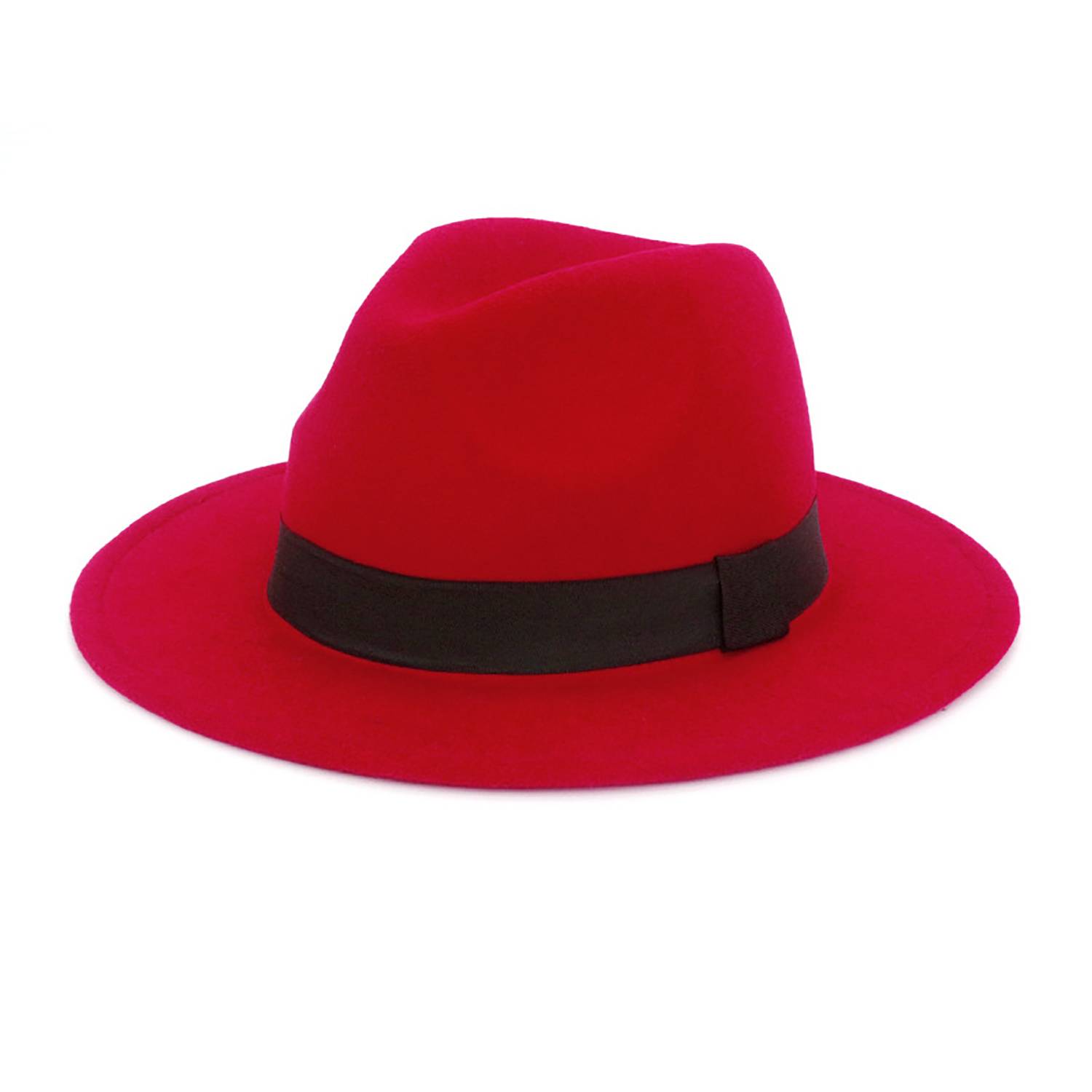 Unisex Vintage Wide Brim Fedora Hat 9