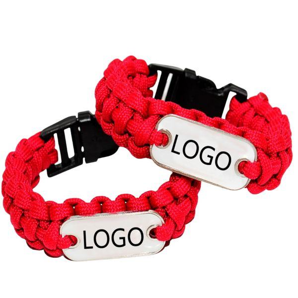 Survival Bracelet W/ Name Tags 2