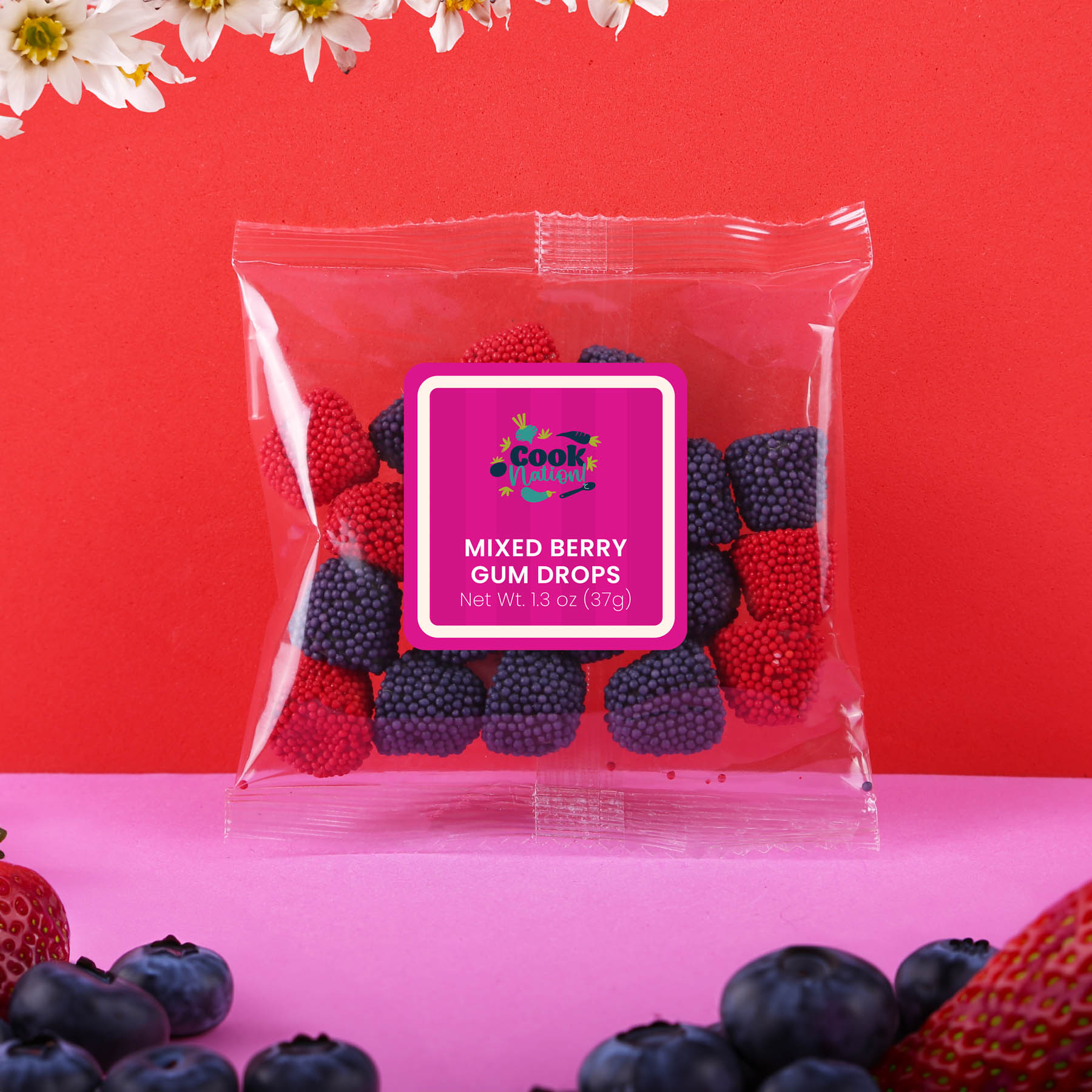 Mixed Berry Gum Drops: Taster Packet 4