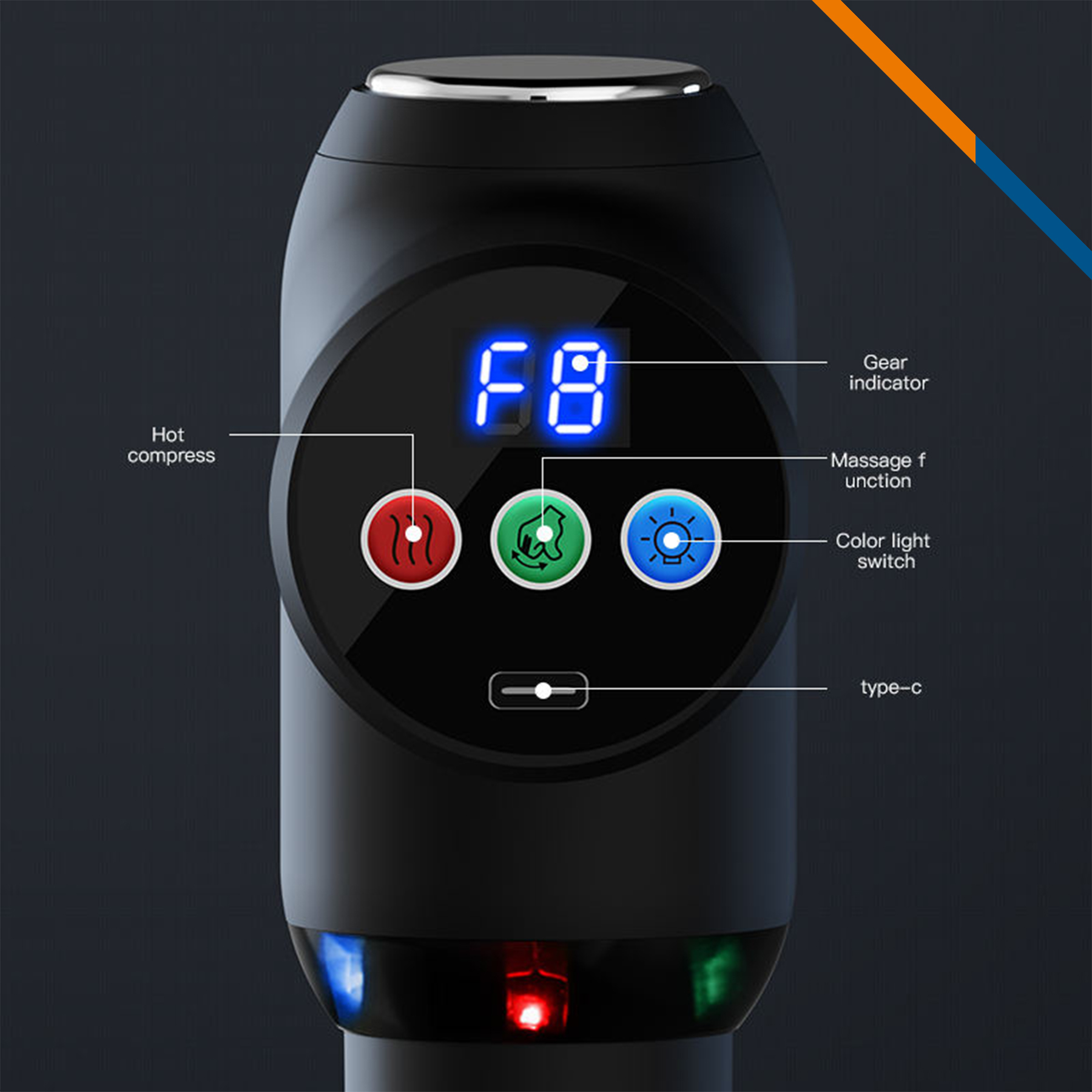 Loyet Hot Compress Massage Gun 3