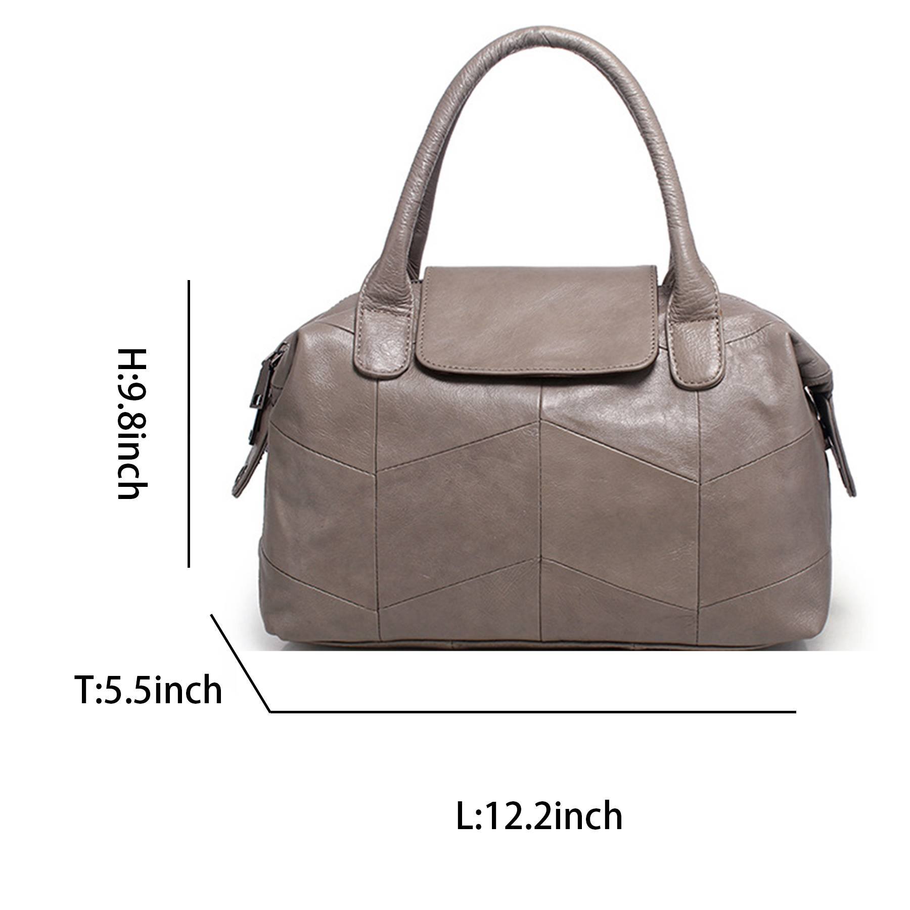 Genuine Leather Crossbody Satchel Handbags 5