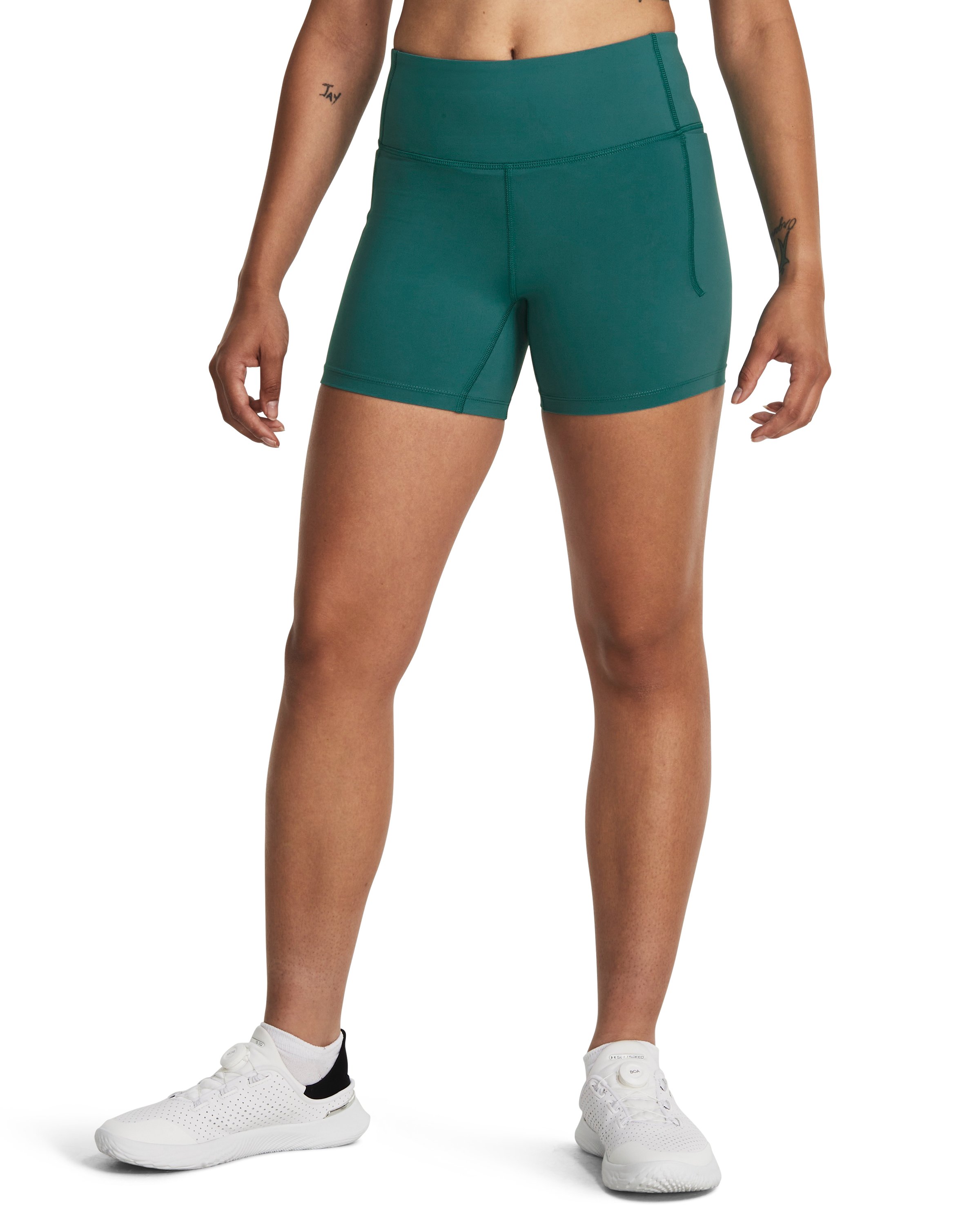 Women's UA Meridian Middy Shorts  2