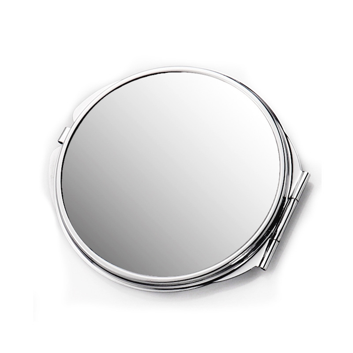 Simple Blank Makeup Mirror Love Square Round Stainless Steel 6