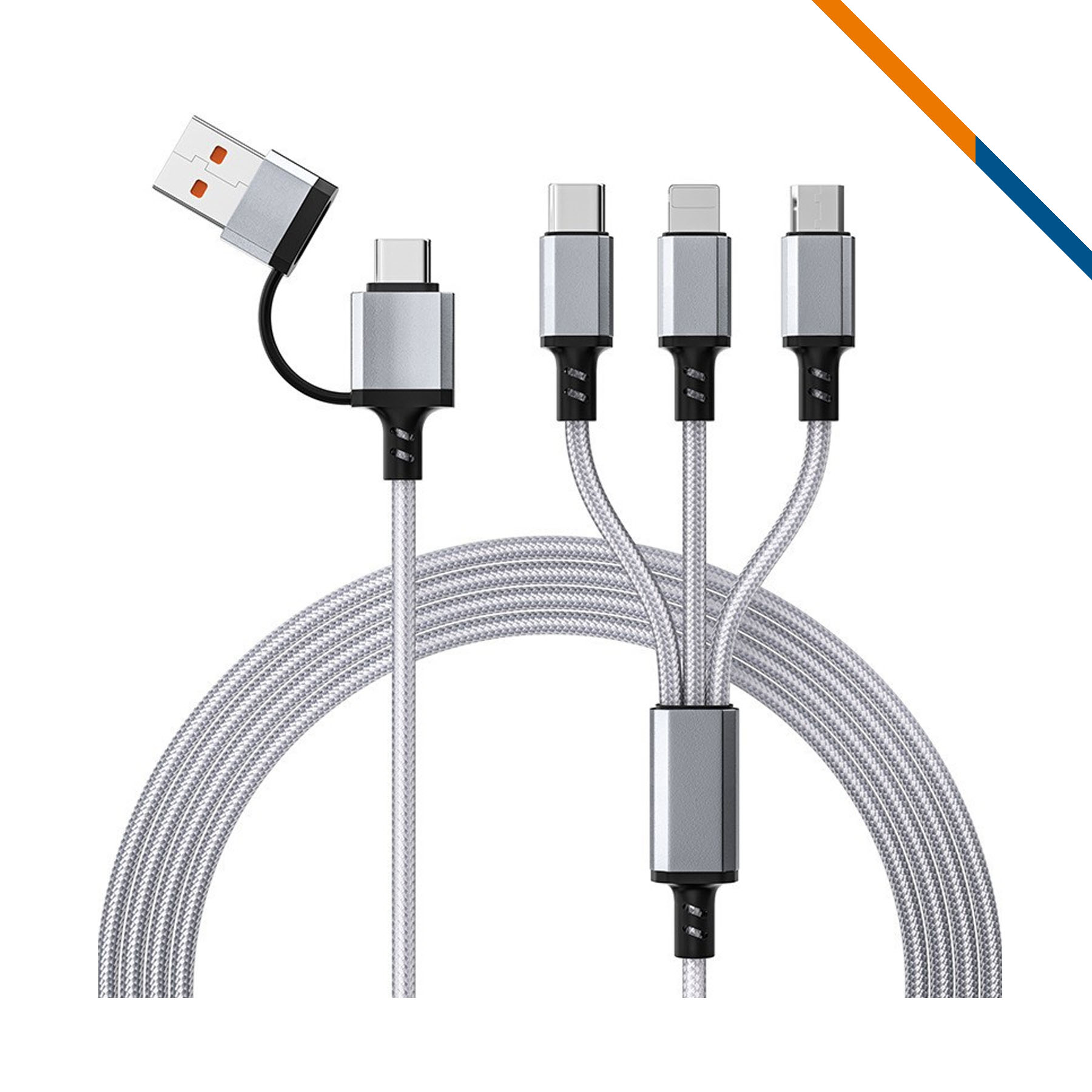 ZapCord 5in1 Fast Charging Data Transfer Cable 3