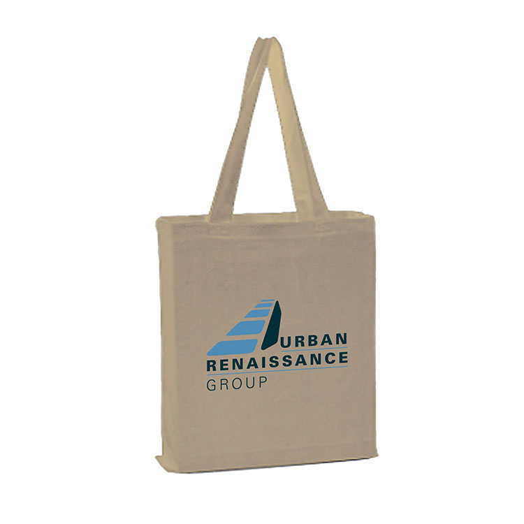 12 oz. Canvas Natural Color Tote Bag With Gusset 3