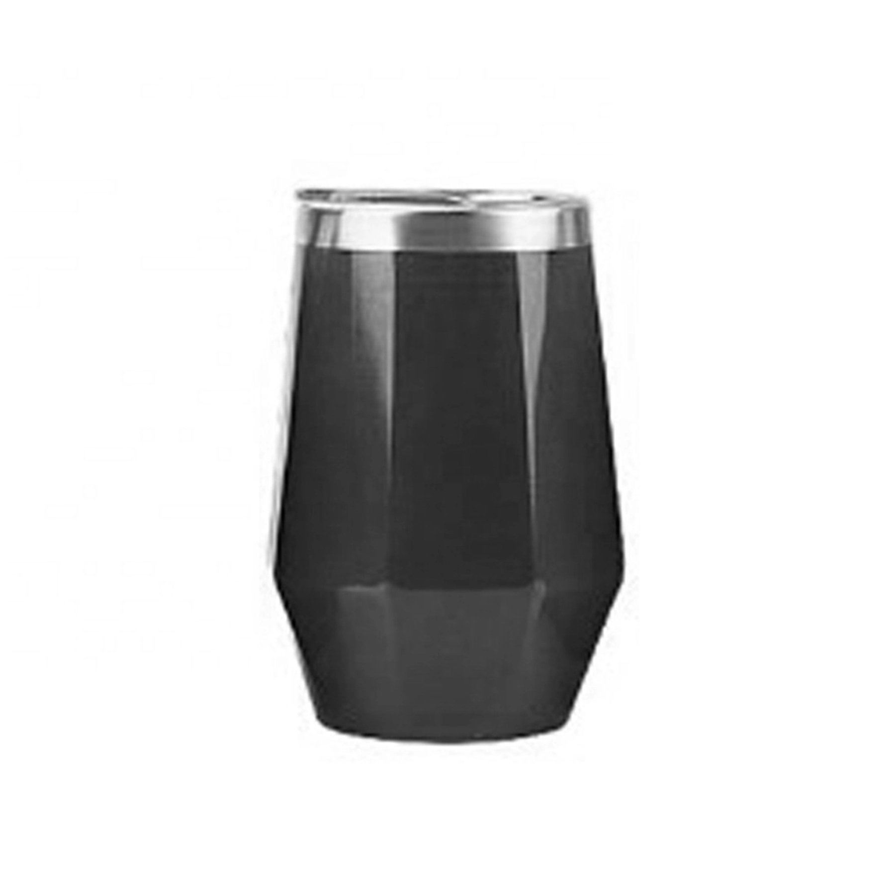 12 oz Diamond Shape Wine Cup with Lid 4