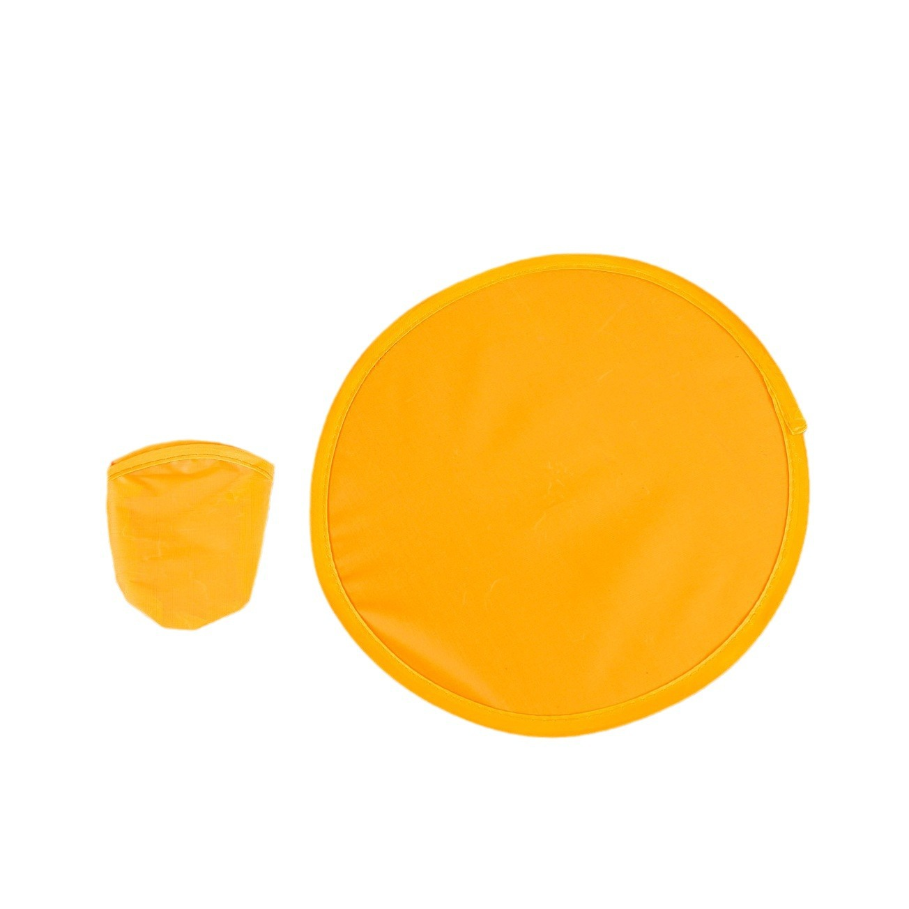 Folding Flyer Disc Hand Fan With Matching Pouch 3