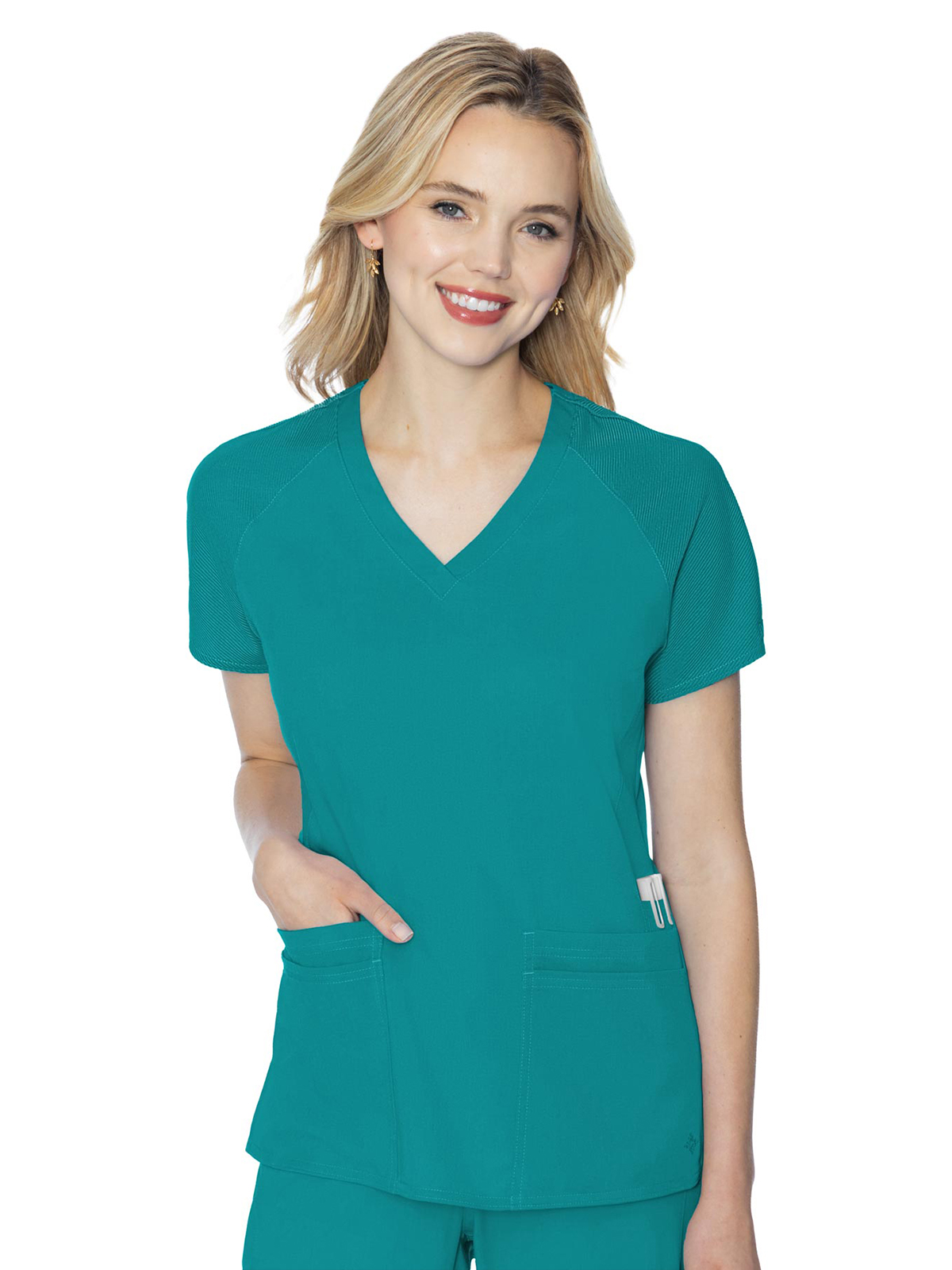 Med Couture - MC Touch - Women's 6-Pocket Raglan Sleeve Top 6