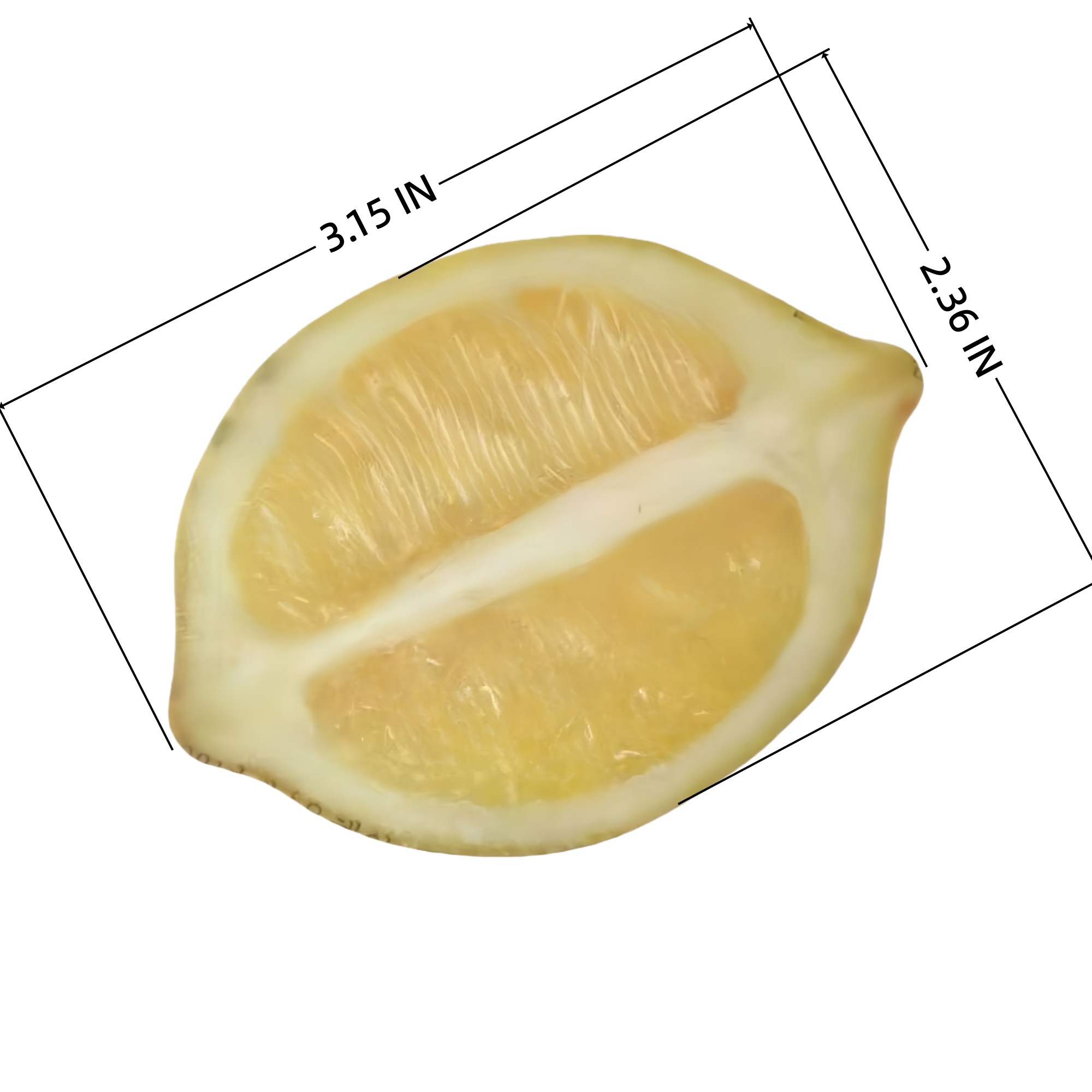 PVC Fruit Creative Transparent Bookmark 2