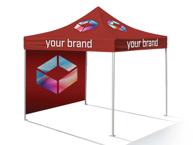 10'x10' Pro Package with Printed Top and Wall