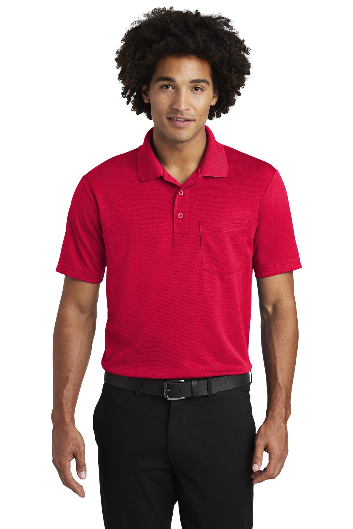 Sport-Tek PosiCharge RacerMesh Pocket Polo. ST640P 25