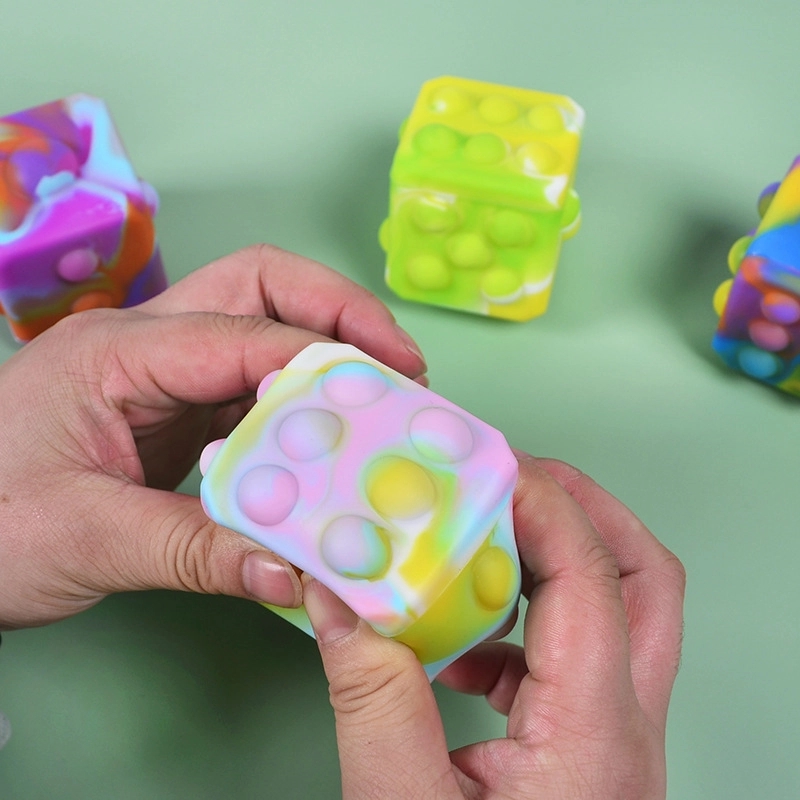 Dice Shaped Push Bubble Fidget Toy 4