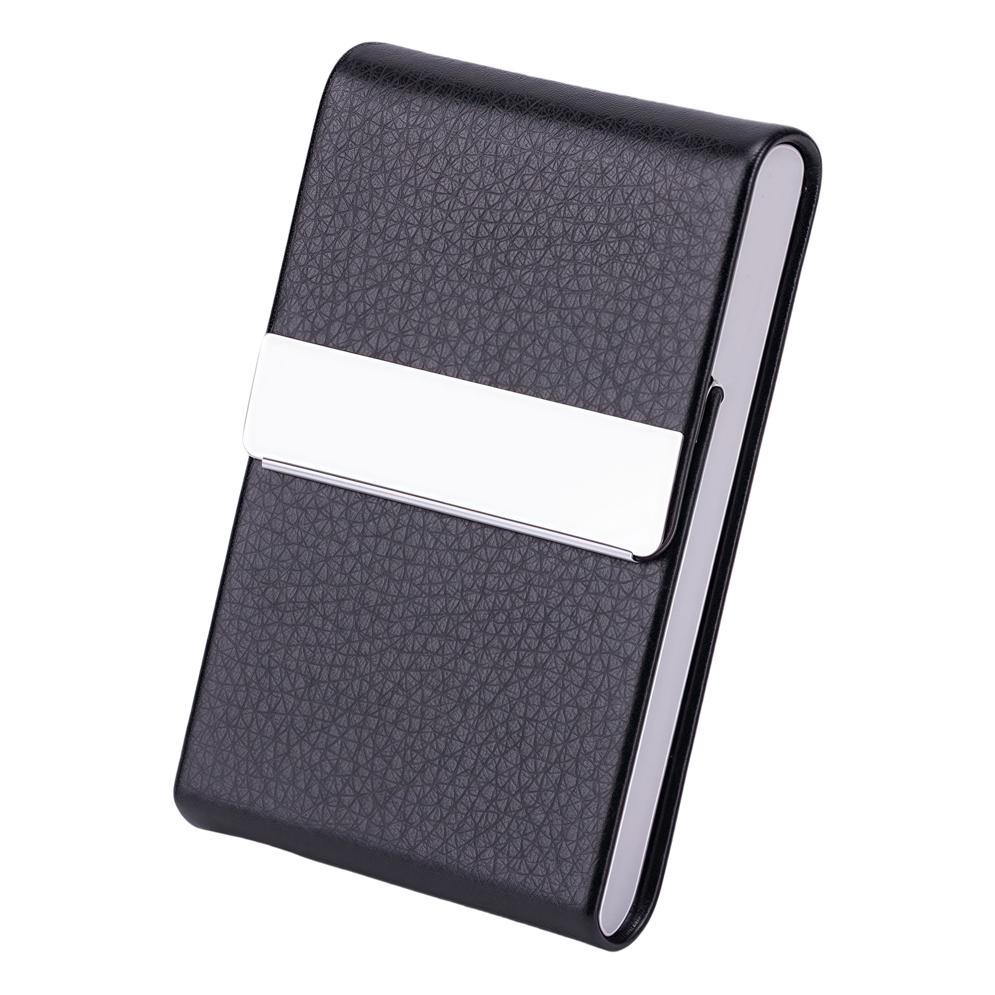 PU Leather Magnetic Cigarette Case for Men