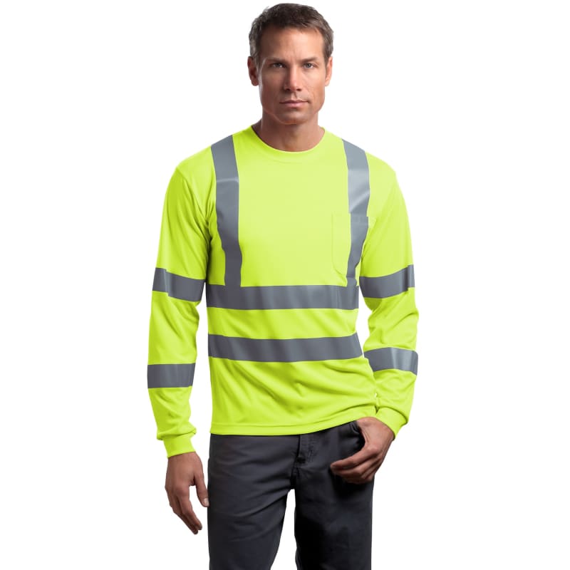 CornerStone - ANSI 107 Class 3 Long Sleeve Snag-Resistant Reflective T-Shirt. 2