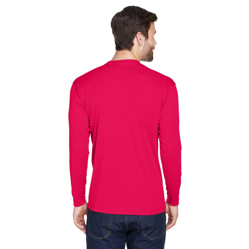 UltraClub Adult Cool & Dry Sport Long-Sleeve Performance Interlock T-Shirt 79