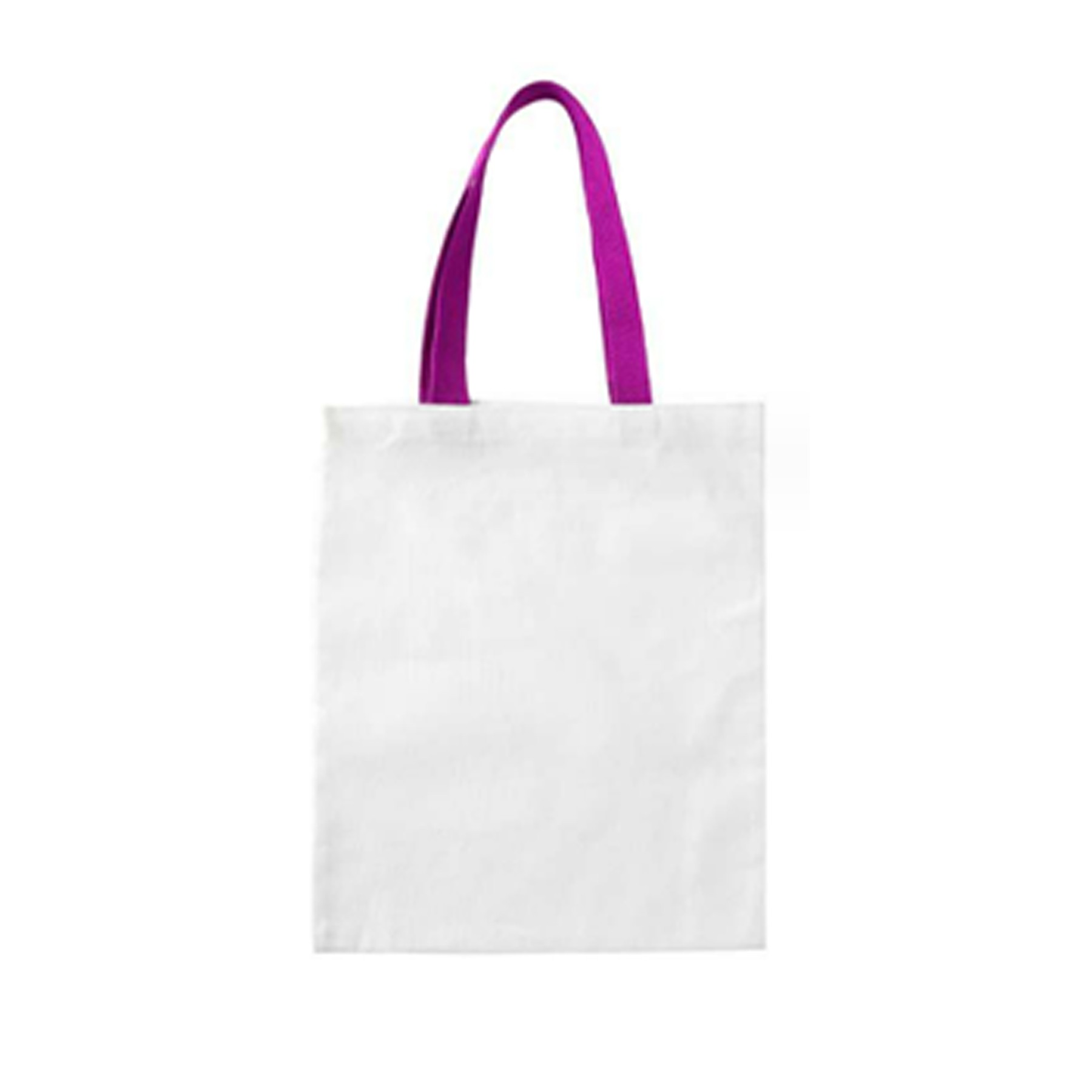 Colorful Handle Canvas Tote, custom tote bag with logo imprint 2