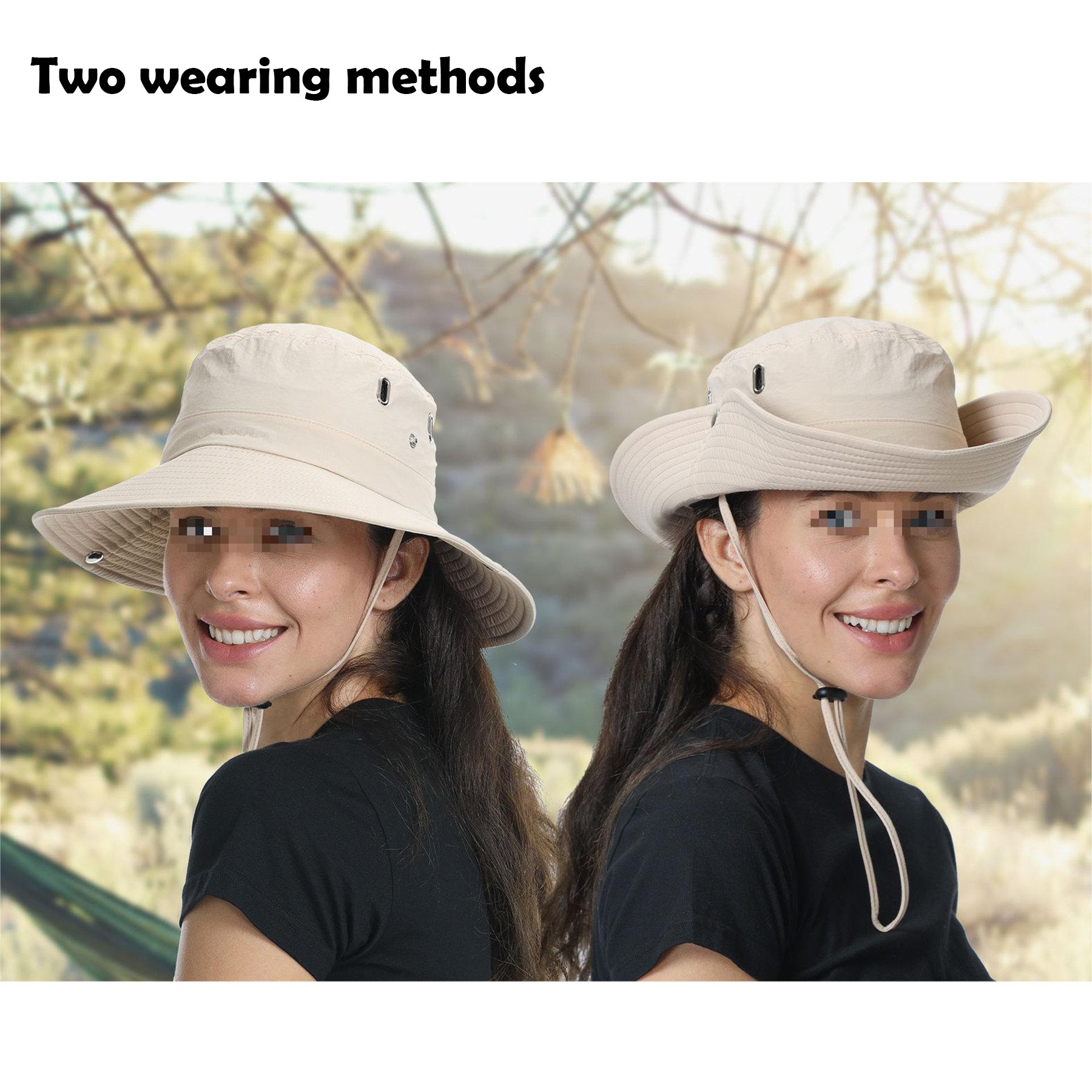 Large Brim Foldable Upf 50+ Waterproof Sun Hat 2