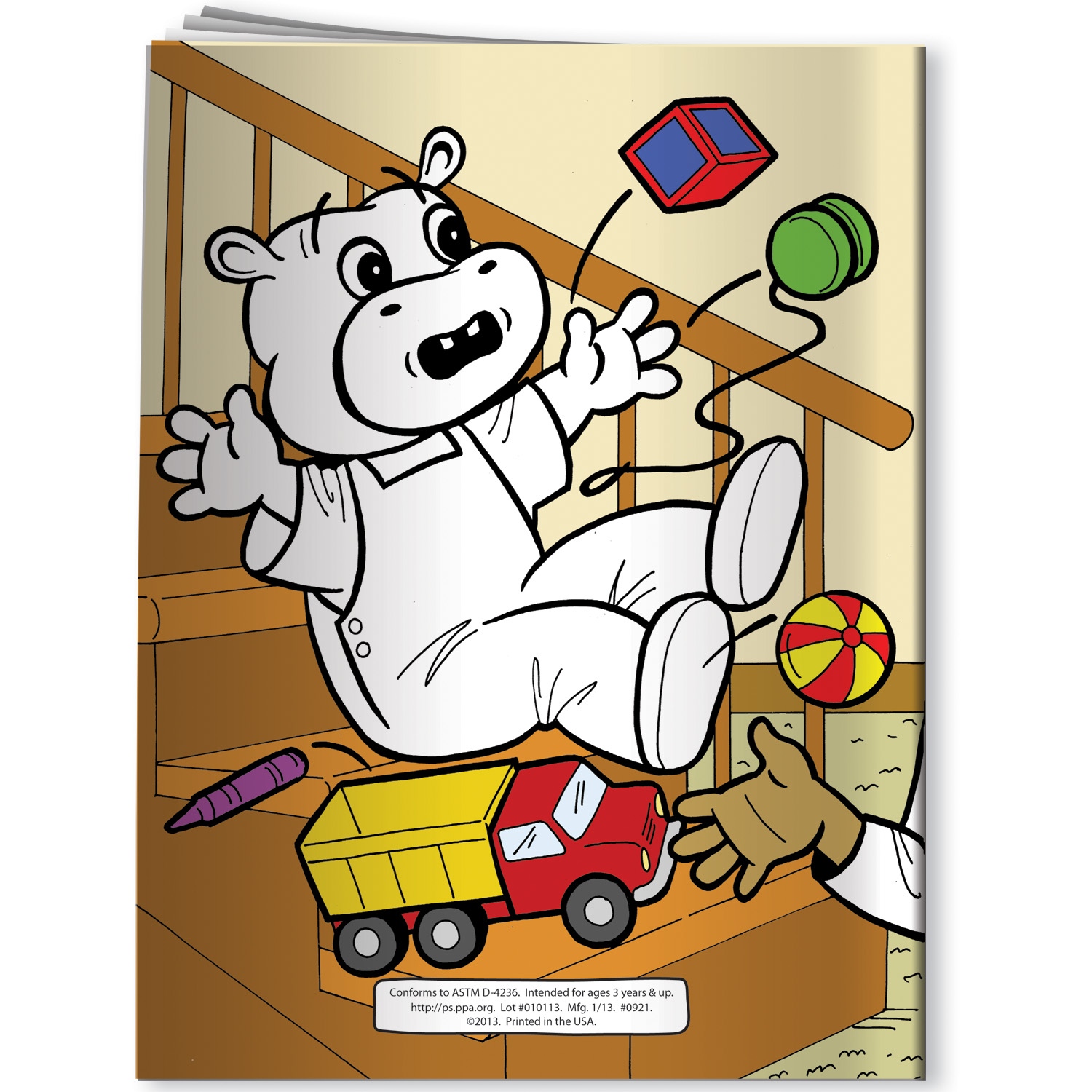 Coloring Book - Home Safety with Harriet the Hippo 3