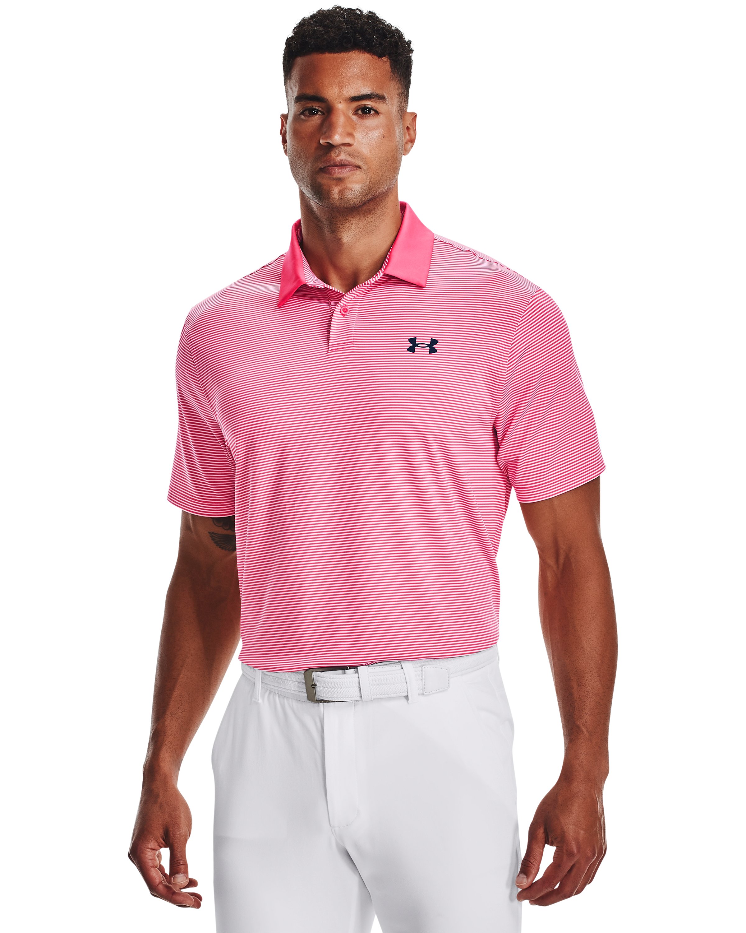 UA Performance Stripe Men's Polo 14