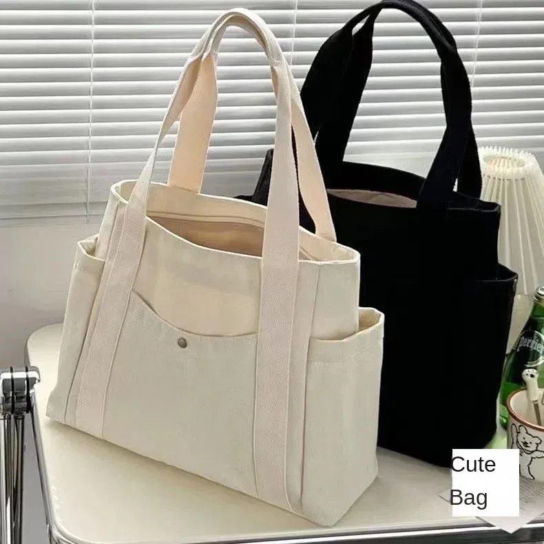 Large Canvas Tote Bag, custom tote bag with logo imprint 5