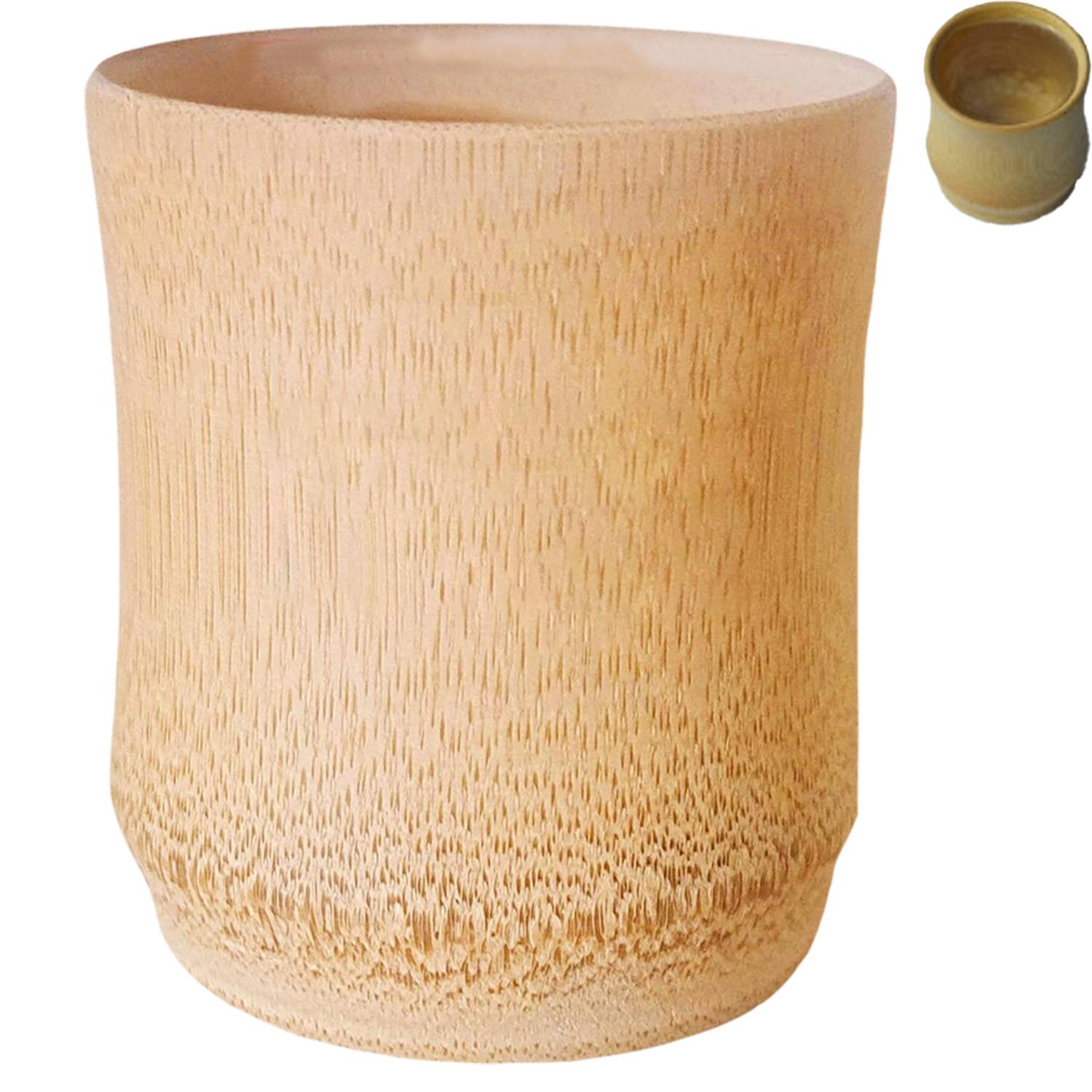 10oz Eco Friendly Carbonized Bamboo Cup 6