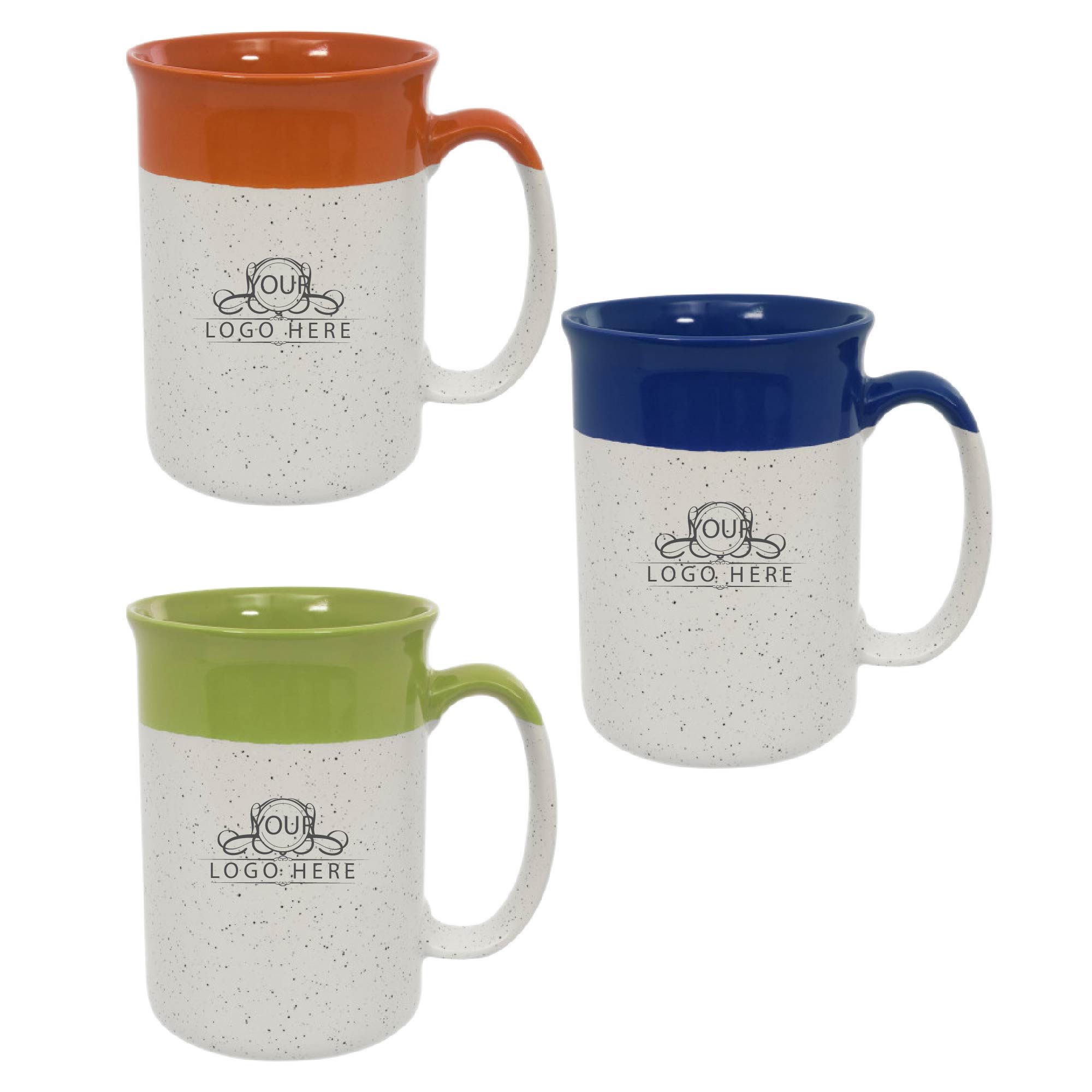 13 oz. Cosmic Speckled Clay Coffee Mugs 2