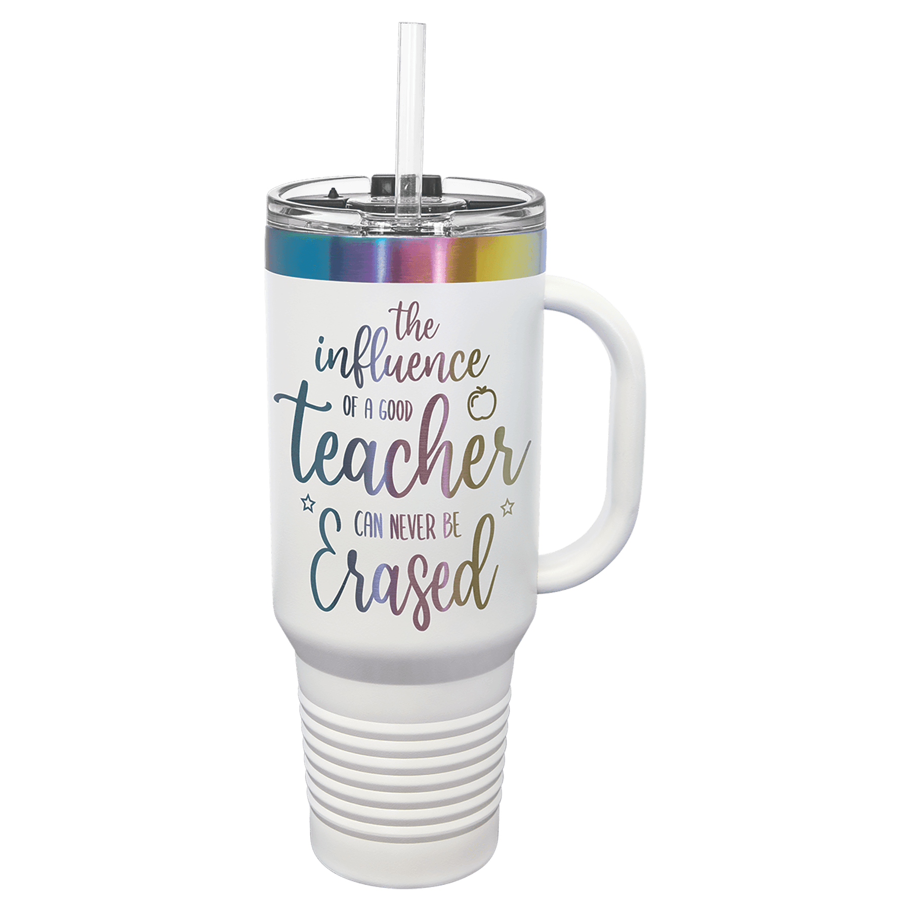 Polar Camel 40 Oz. Travel Mug With Handle, Straw Included 13