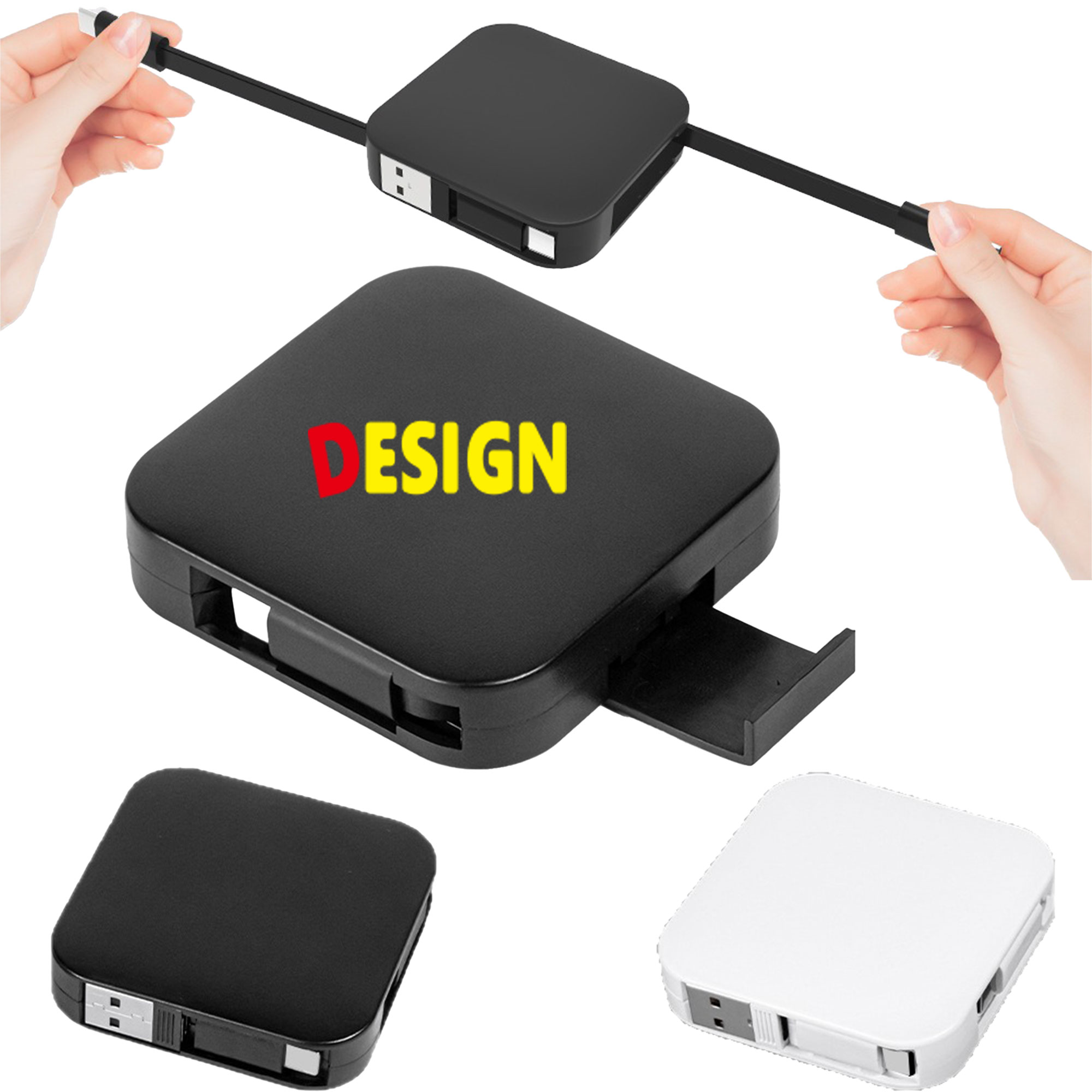Multi-Function 4-Port Charging Cable Phone Holder 2