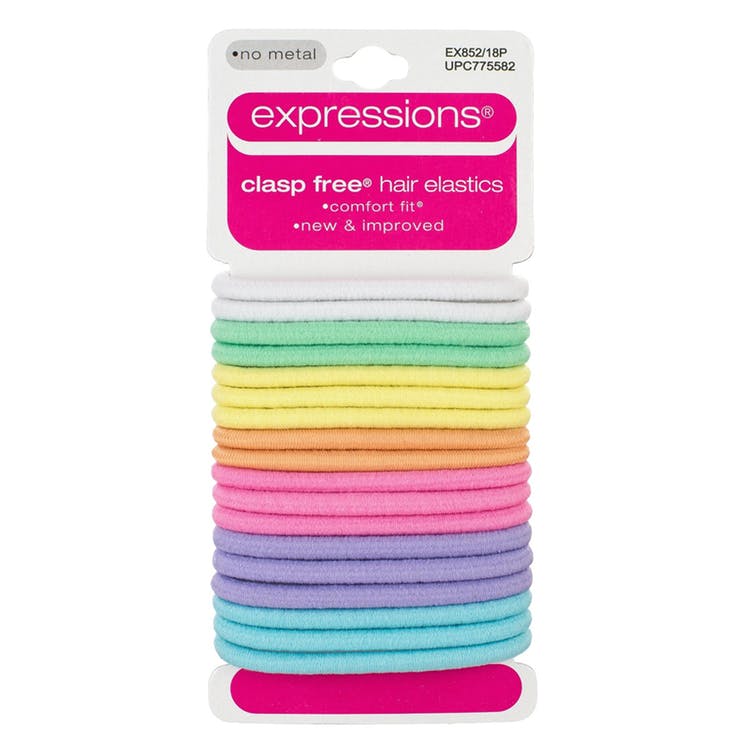 Hair Ties - Rainbow Pastels 18 Pack 2