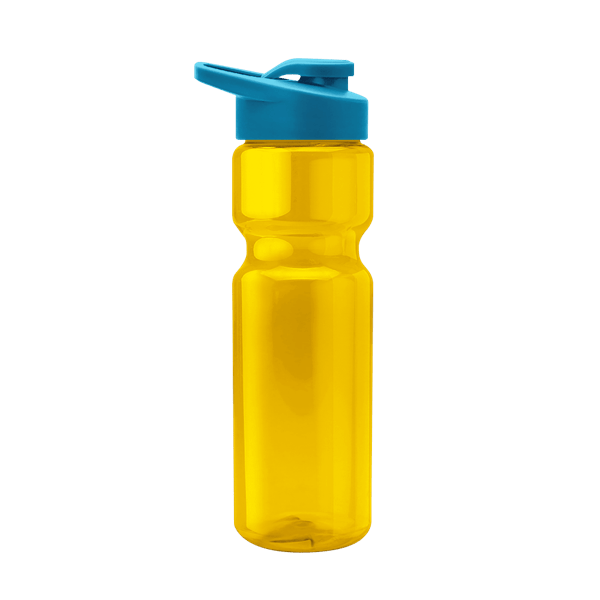 Blazer 28oz Transparent Bike Bottle w/Drink-thru Lid 2583