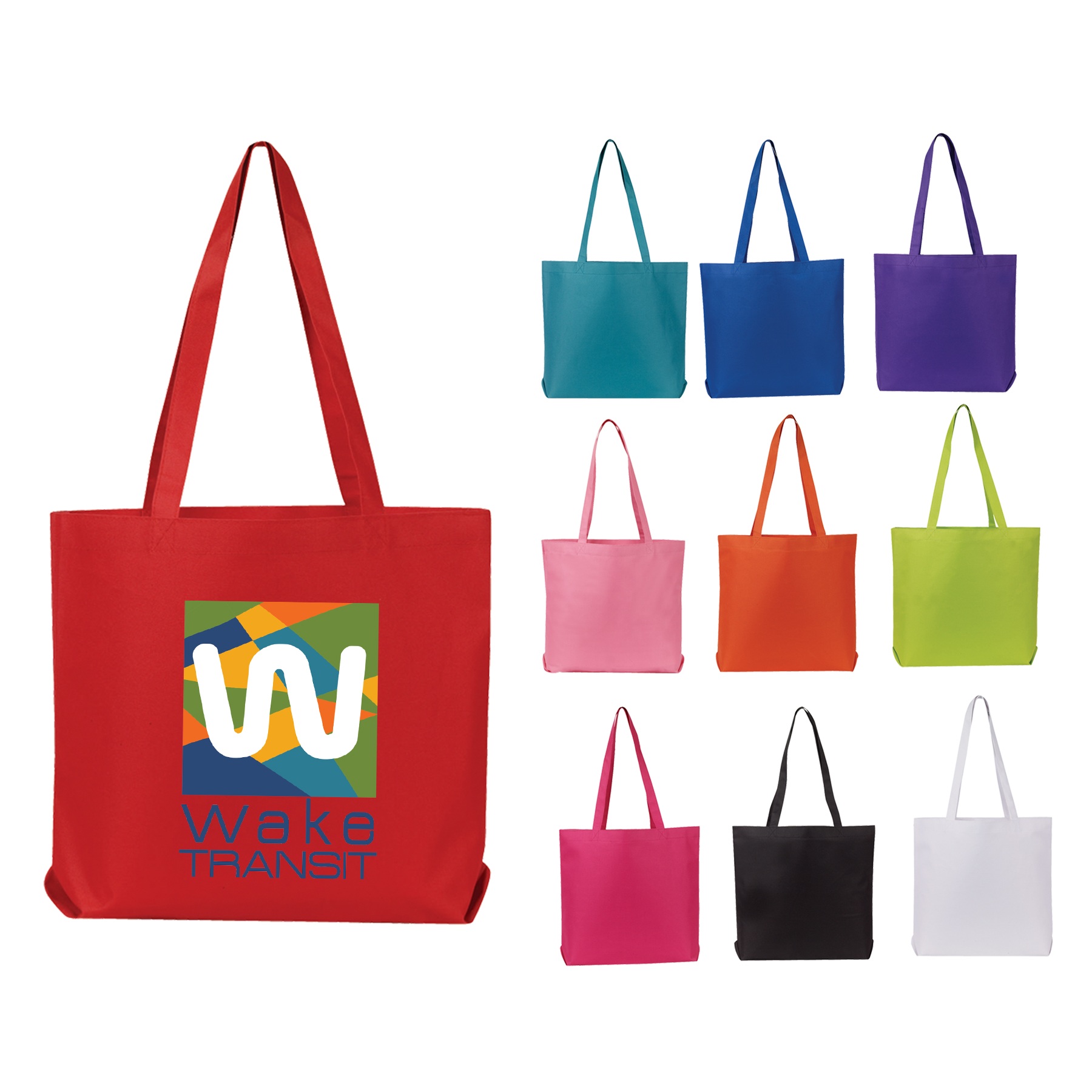 600D Polyester Open Tote Bag 16