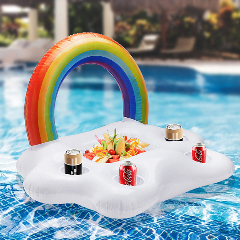 Inflatable rainbow cloud ice bar 2