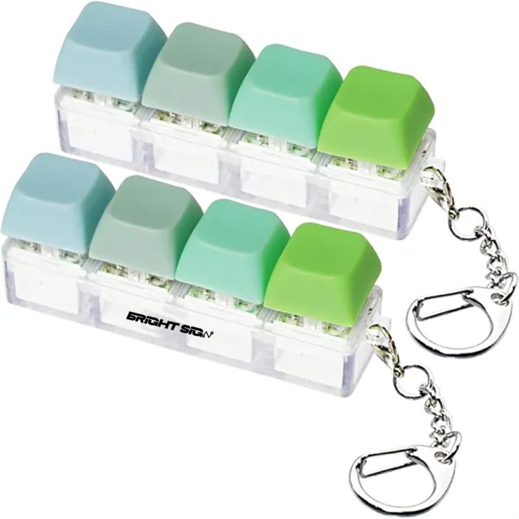 Keyboard Clicker Fidget Toy Keychain 1