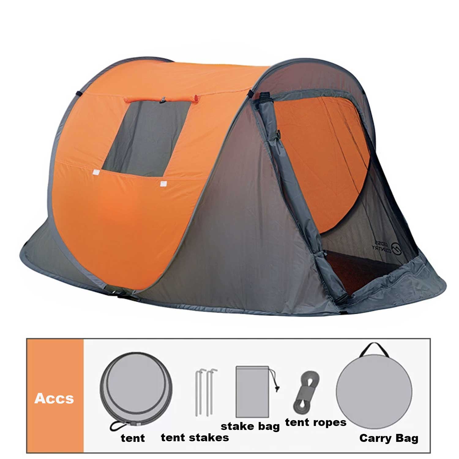 Auto-Fold Portable Camping Tent for Outdoor Overnight 7