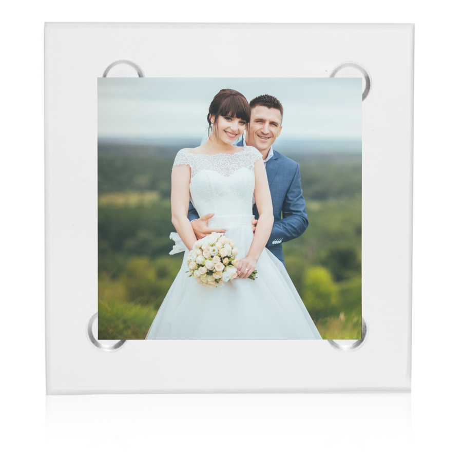 Personalized Square Glass Coasters 3