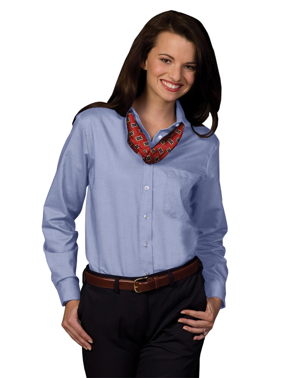 Edwards - Oxford - Women's Easy Care Top 15