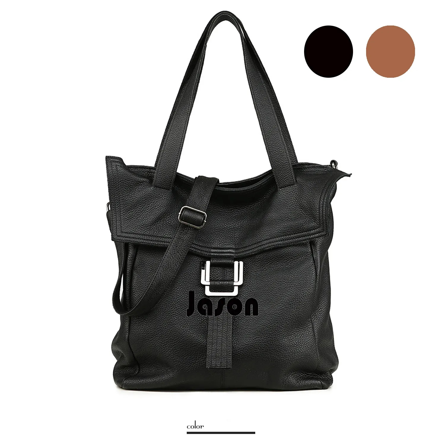 Large Capacity Genuine Leather Bag 2