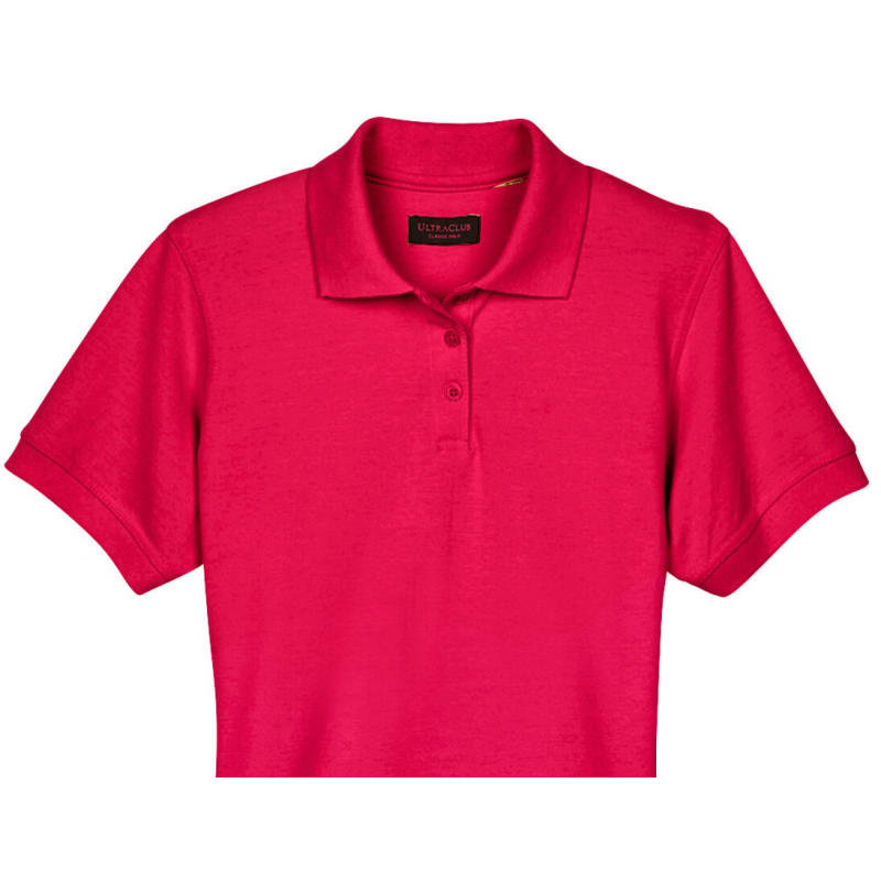 UltraClub Ladies' Classic Piqué Polo 90