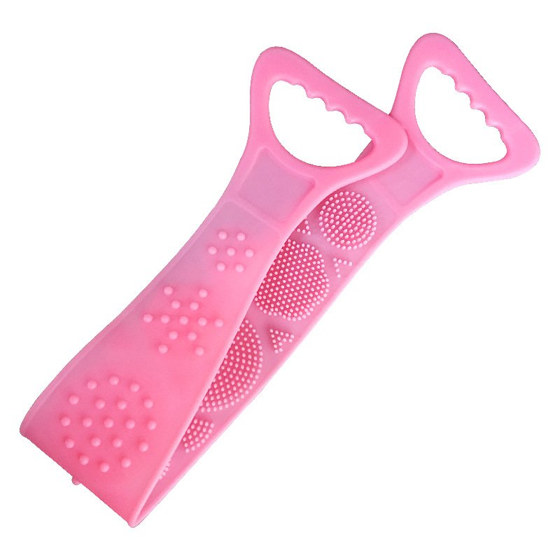 Massage Back Artifact Silicone Pull Back Strip Bath Towel 5
