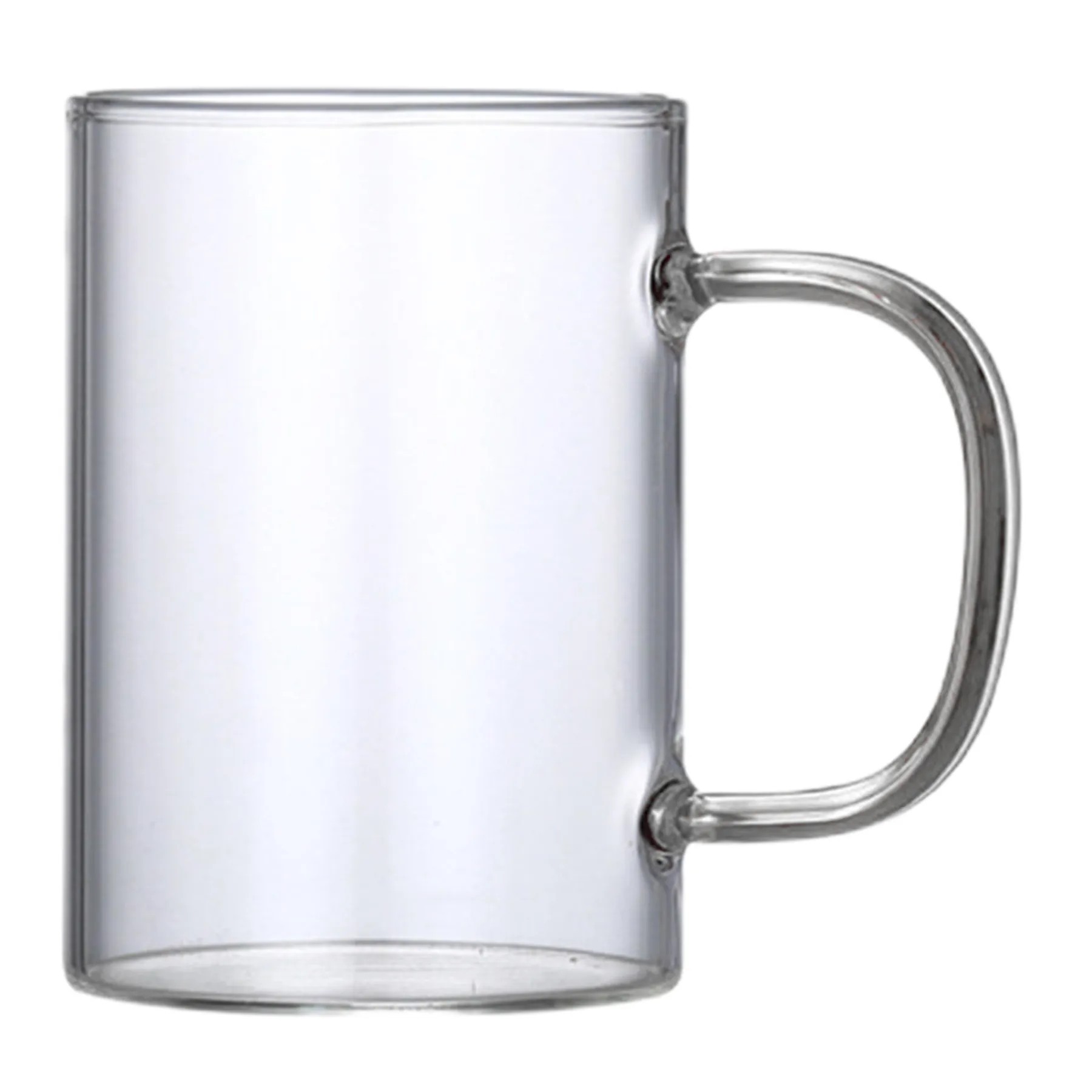 10Oz Transparent Glass Milk Cup 2