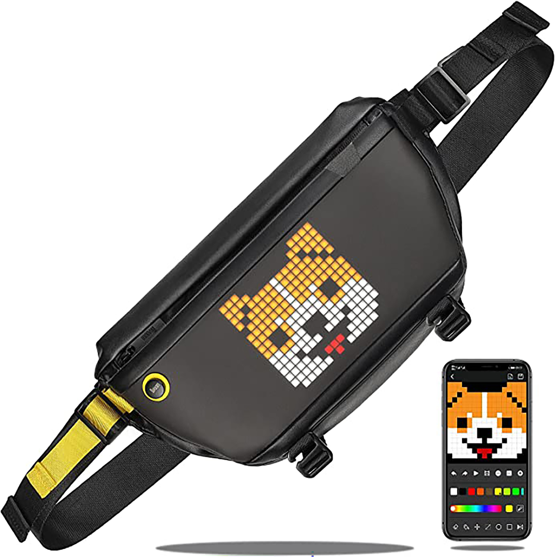 LED Display Waterproof Travel/Cycling Crossbody Bag 10
