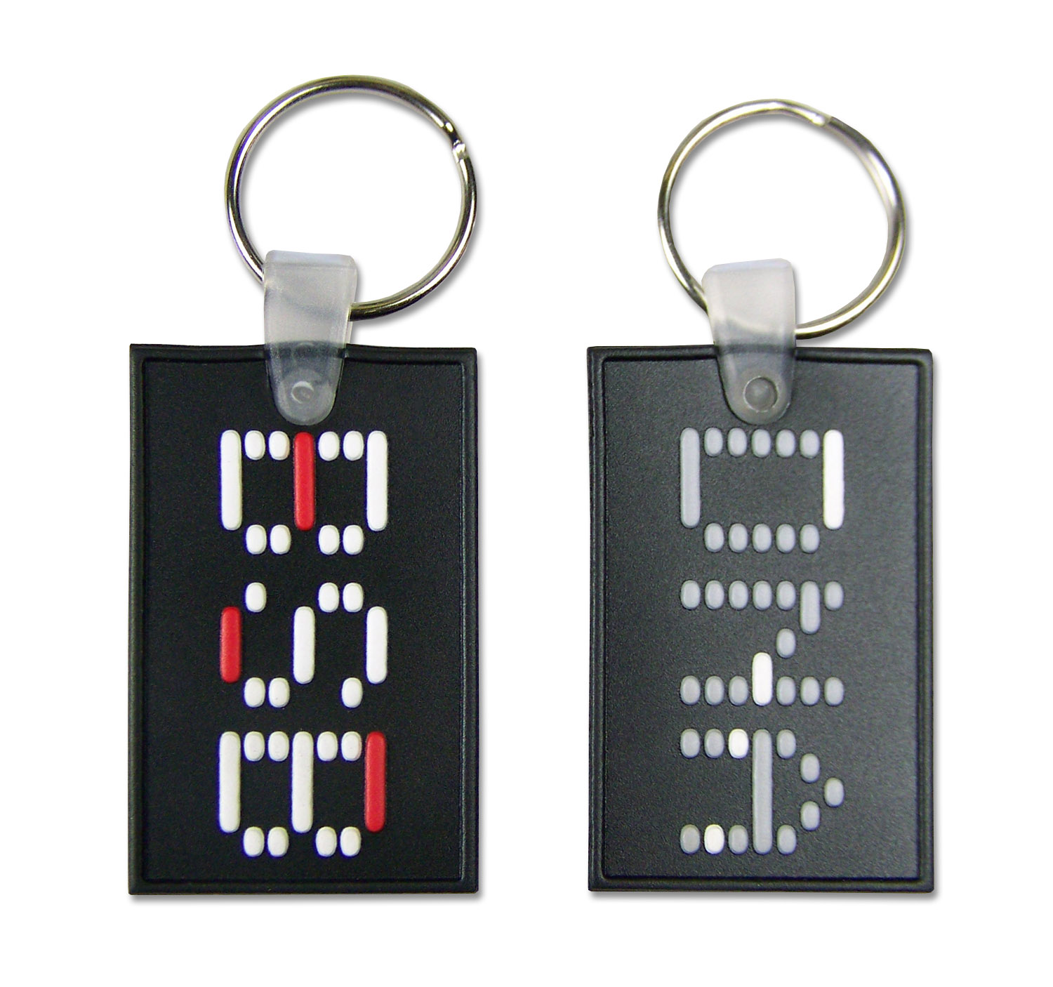 Custom 2D PVC Key Tag - USA Made 7