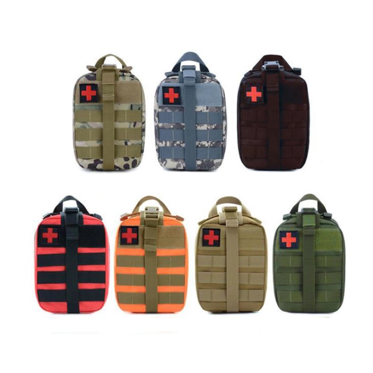 Tactical MOLLE Rip Away EMT First Aid Pouch Medical Bag 6