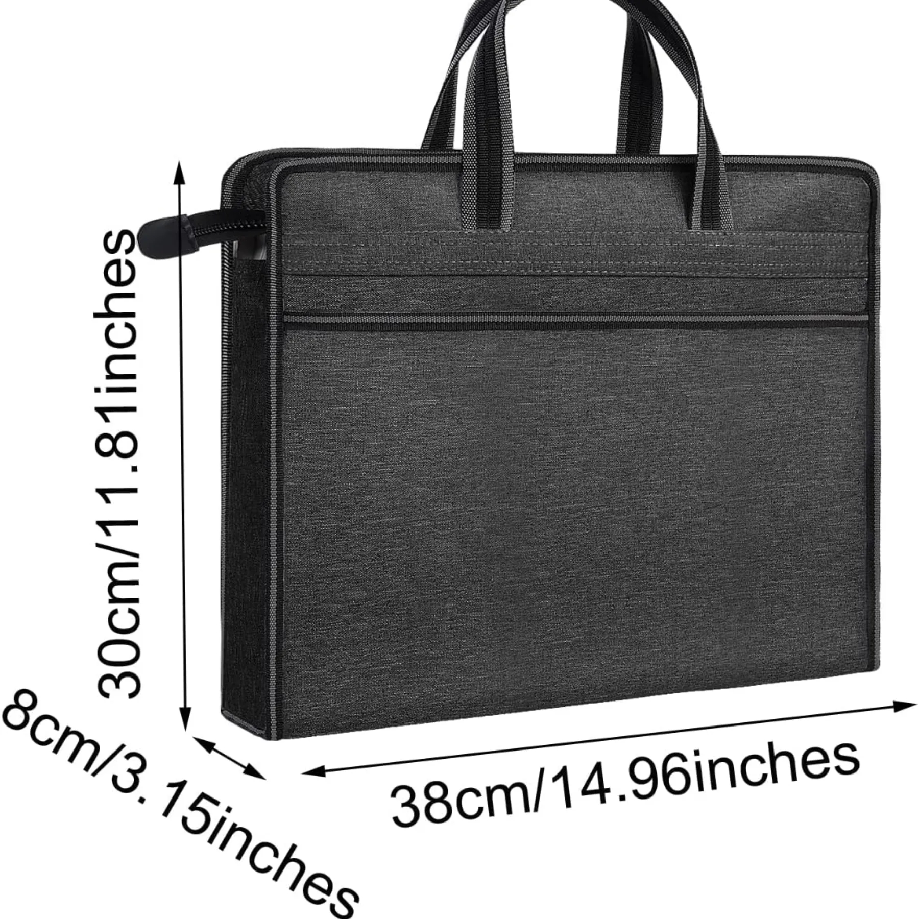 Oxford Zippered Document Bag 3